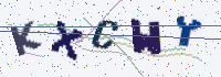 Picture with a code of distorted letters and digits