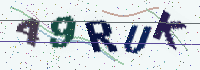 Picture with a code of distorted letters and digits