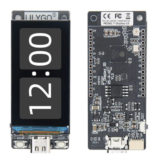 LILYGO T-Display-S3 (ESP32-S3, 1.9" LCD)